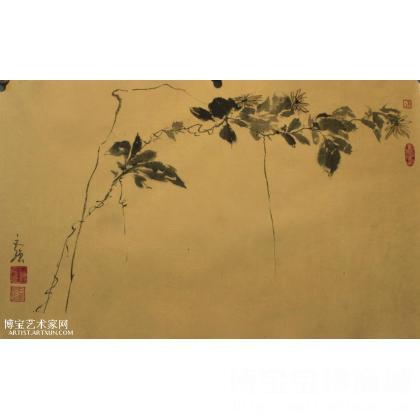 写意6900 写意花卉类国画 杜文强作品 类别: 写意花卉类国画